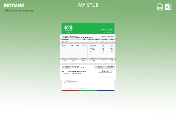 Модерен стил USA York Transportation & Logistics LLC Шаблон за изводи за заработ